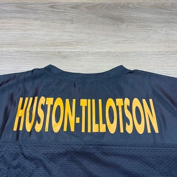 Vintage Shirt Mens Extra Large Black Huston Tillotson Rams Jersey College - Picture 7 of 11
